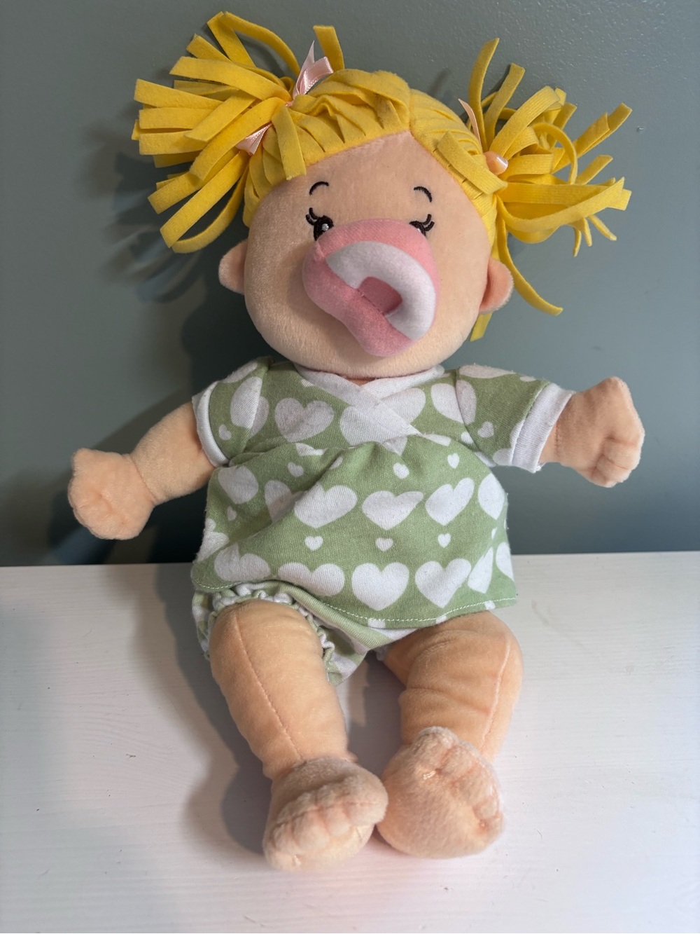Manhattan Toy Baby Stella Blonde Soft First Baby Doll for Ages 1 Year and Up